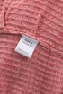 Wrap V Neck Waffle Sweater
